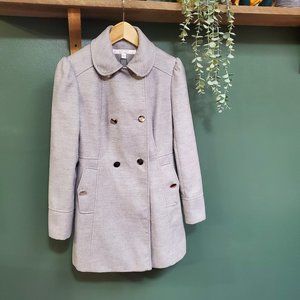 ⭐Host Pick⭐ Petites Miss Selfridge | Grey Double Breasted Pea Coat